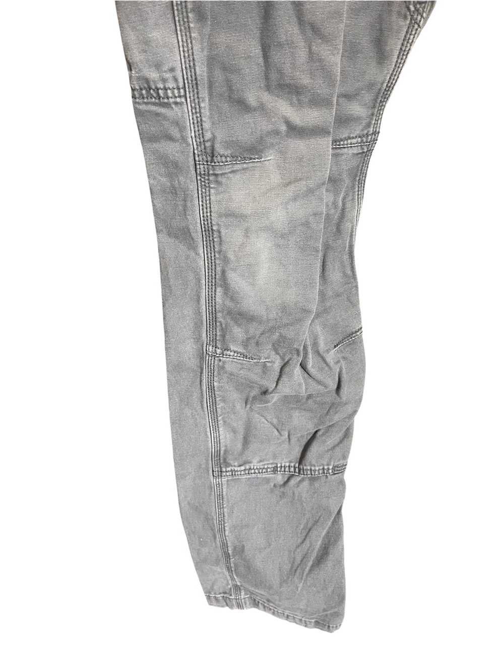 Carhartt Men's Gray Distressed Double Knee Utility Work Relaxed Fit Pants 34x36 - Picture 3 of 7